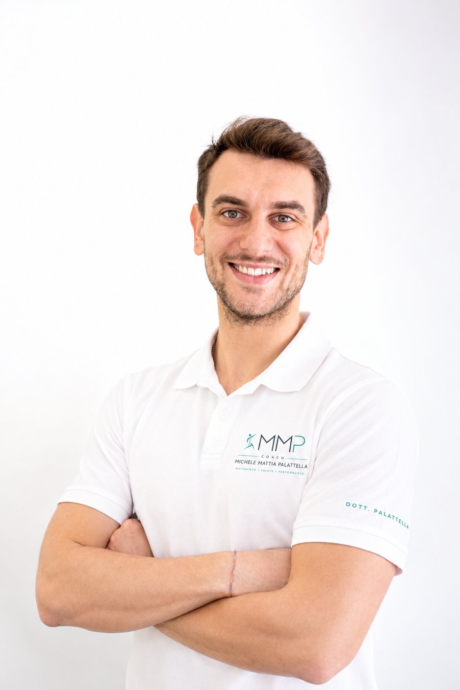 Michele Mattia Palattella, Chinesiologo Clinico, coach MMP, con le braccia conserte
